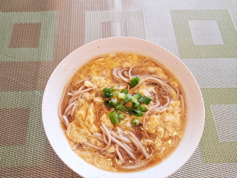 ふんわり あったか!卵とじ そば